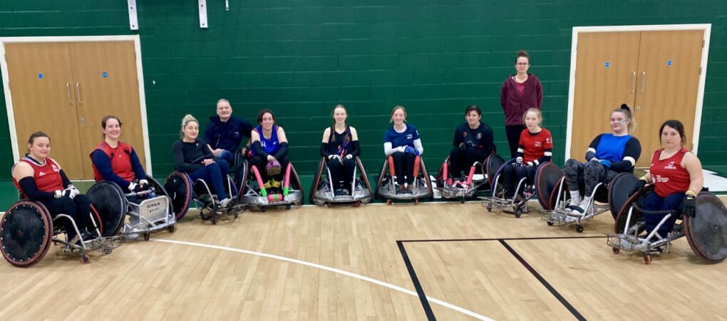 Team photo of the first GB women's team