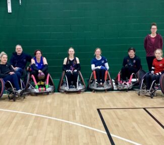 Team photo of the first GB women's team