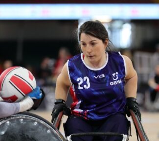 GB athlete Coral Batey during WREURO23 match against Switzerland