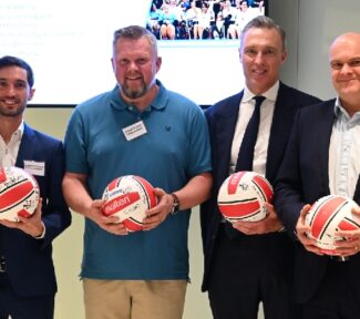 28 for 28 founding members with signed ball from GB team