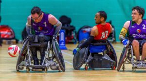Luke Collier pushing past Ayaz Bhuta 